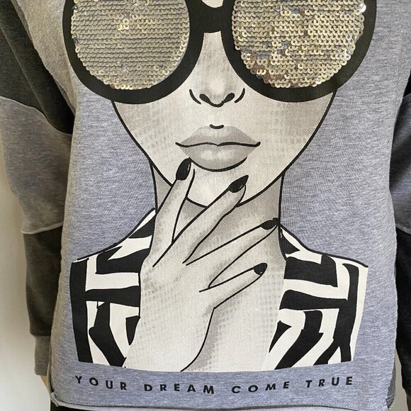 Orly Loose Fit Just Make Your Dreams Come True Top S - Picture 11 of 13